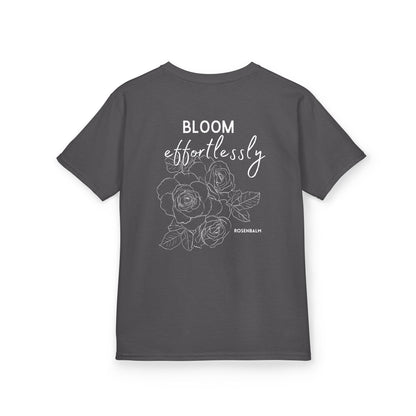 "Bloom Effortlessly" Youth Short Tee