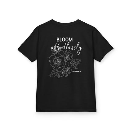 "Bloom Effortlessly" Youth Short Tee