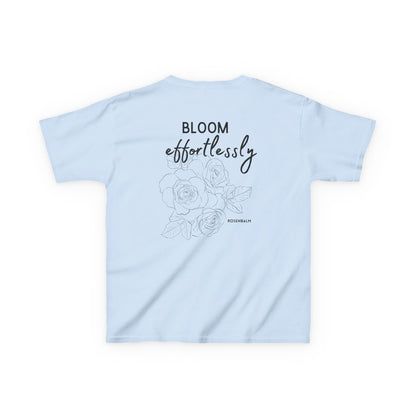 "Bloom Effortlessly" Youth Short Tee
