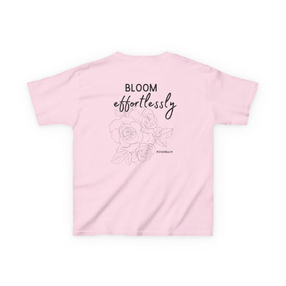 "Bloom Effortlessly" Youth Short Tee