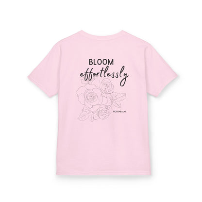 "Bloom Effortlessly" Youth Short Tee