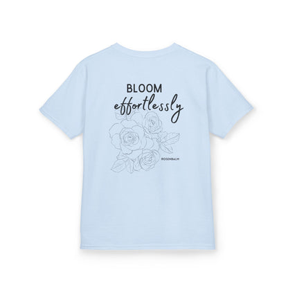 "Bloom Effortlessly" Youth Short Tee